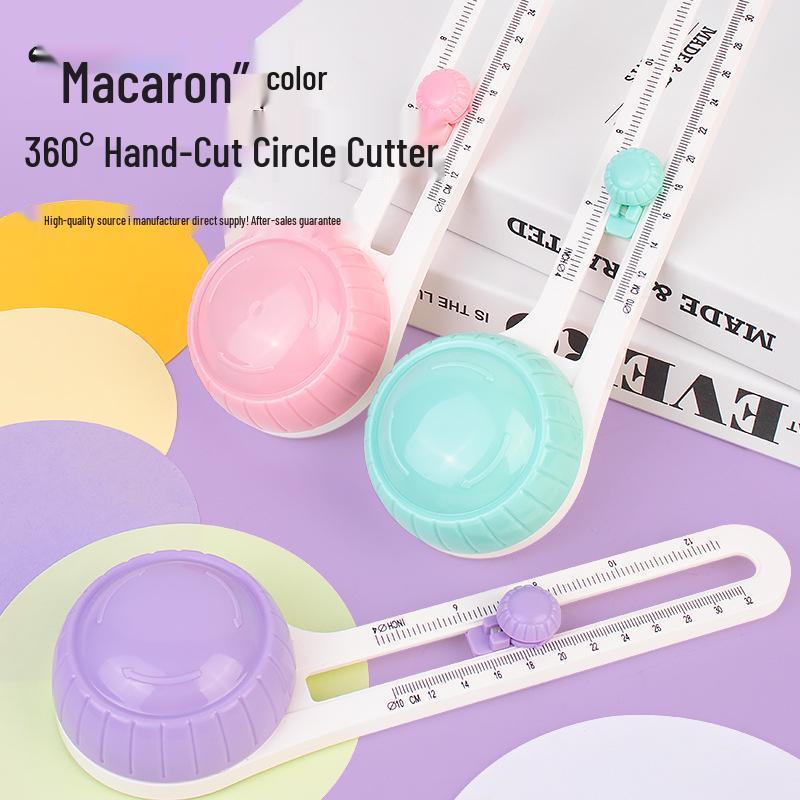 In-Stock Macaron Color Journal Greeting Card Circle Cutter: Handmade for Paper Crafting