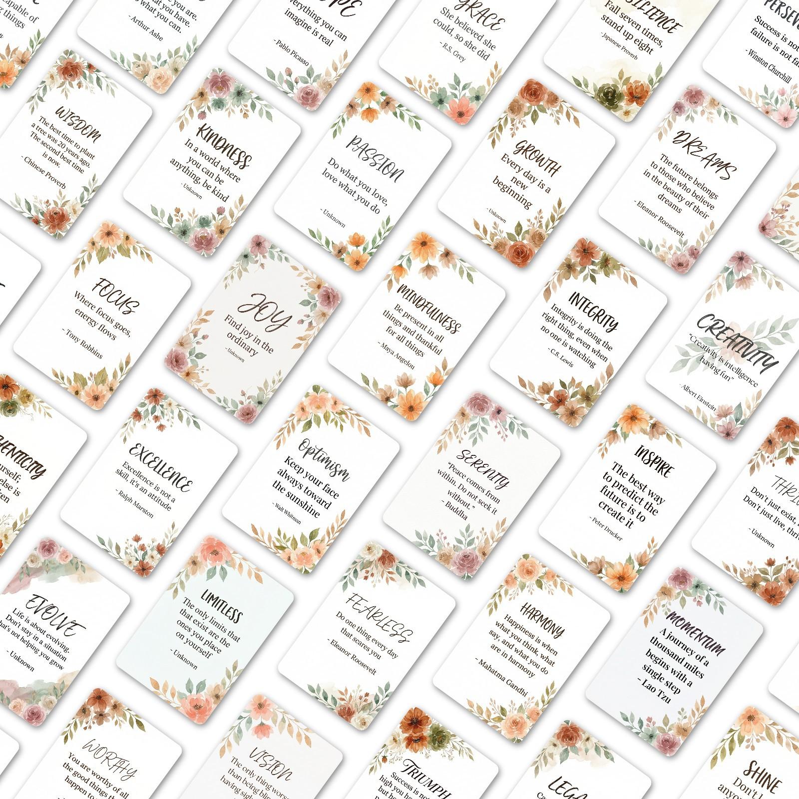 

36 English Inspirational Greeting Cards Inspirational Quotes Gift Decoration Blessings Message Greeting Cards RXHB0511