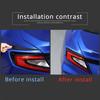 Carbon Fiber Rear Taillight Eyebrow Panel Cover For Subaru WRX -24