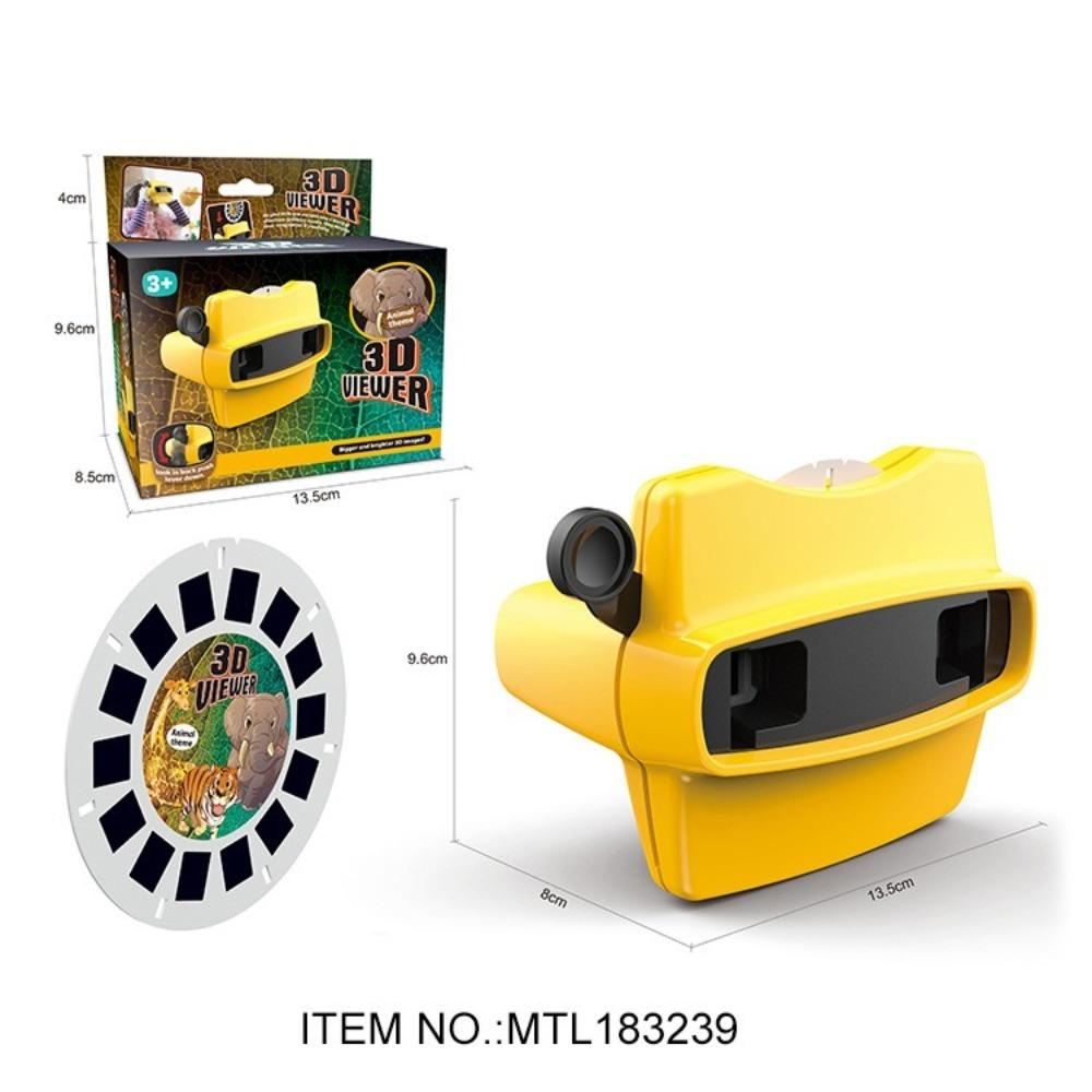 Mini Theater 3D View-Master Luminous Toys Big Game Toys New Viewing Machine  for Kids