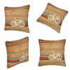 Bike Stripes Velodrome Square Pillowcase Cushion Cover Pillow Case Throw Pillow Cover For Home Bedroom Car