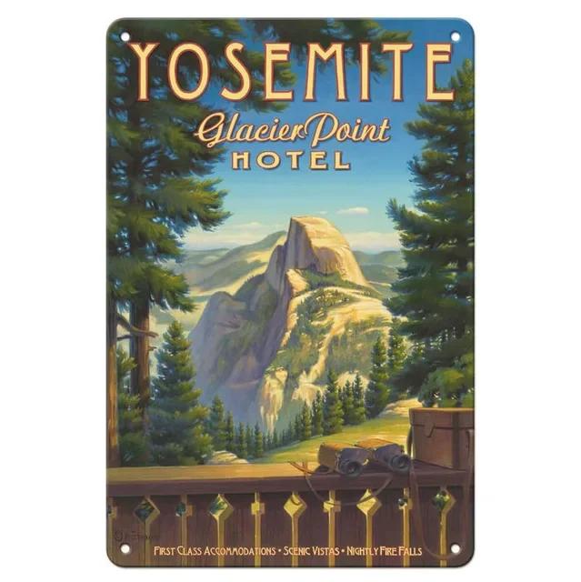 Vintage City View Metal Tin Signs  Landscape Plaque Wall Decoration Posters for Man Cave Home Cafe Garden Club Bar  Iron Pain