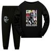 Kids Michael Jackson Print Hoodies+Pants Suits Boys Casual Tracksuit Sets