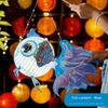 New Cartoon Goldfish Mid-Autumn Festival Lantern Material Package Handmade Koi Lantern Mid-Autumn Festival DIY Lantern Festival