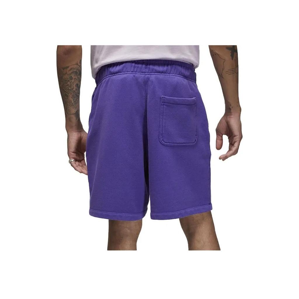 Jordan X Wordmark Co-Branded Solid Letter Logo Print Casual Shorts Men Bottoms Purple DV6468-514
