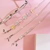 Bead Mask Strap Heart shape Glasses Chain Eye wear Accessories Eyeglass Lanyard Glasses Necklace