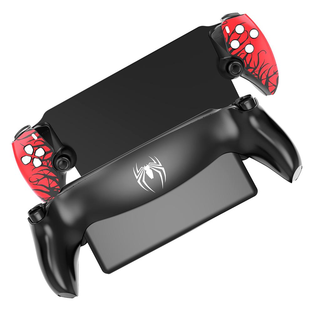 Custodia Rigida a Guscio per PS5 Portal, Cover Antiurto per Console da Gioco Portatile, Ricambio per Accessori da Gioco PlayStation Portal rosso
