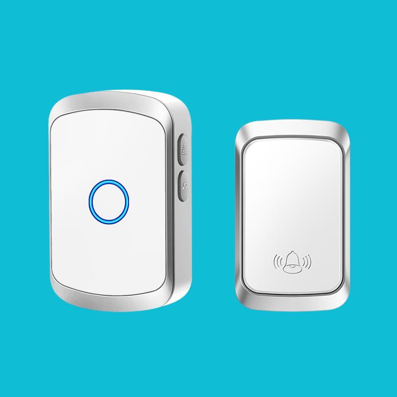 Smart Wireless Self-Powered Doorbell: Waterproof, Ultra-Long Range, Electronic Remote, Ideal for Elderly. Base