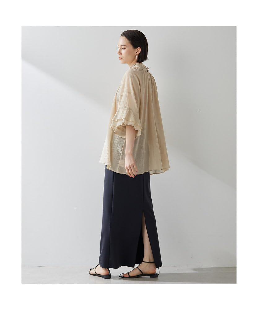 Whim Gazette Jersey Long Skirt Size Black I-Line (WGZ1041501A0002), S,