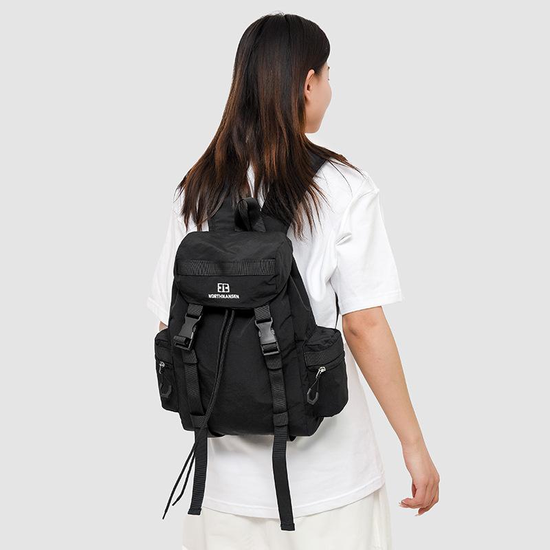 Schoolbag Mountaineering Lightweight Backpack Women's Locomotive Bag Men's Lightweight Travel Backpack Korean Edition Small School Bag Outdoor Hiking