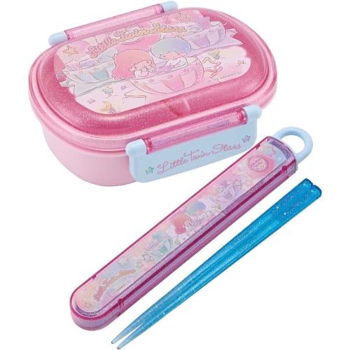 Skater Children's Chopsticks Chopstick Box Set 16.5cm Children's Lunch Box Antibacterial Treatment Boys Girls Easy to Open Sliding Type Made in Japan