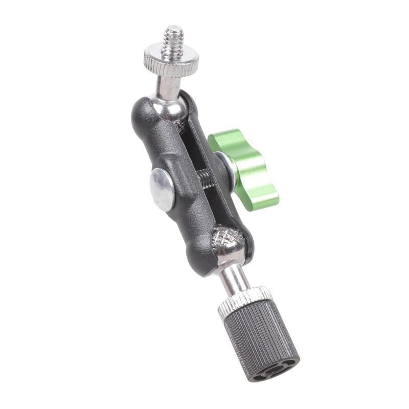 1/4inch Male To Female Joint Base Double Socket Arm Extension Arm Motorcycle Bike Phone Mount Camera Lighting