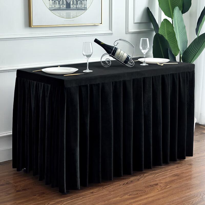 Luxun Pengke Velvet Tablecloth & Skirt for Events
