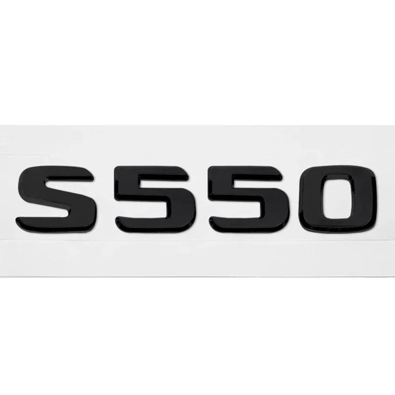 CAG5 3D Car Letter Stickers Rear Trunk Badge Decals for Mercedes Benz S300L S320L S500L S500 S550 S600L S600 S650 S Class Emblem