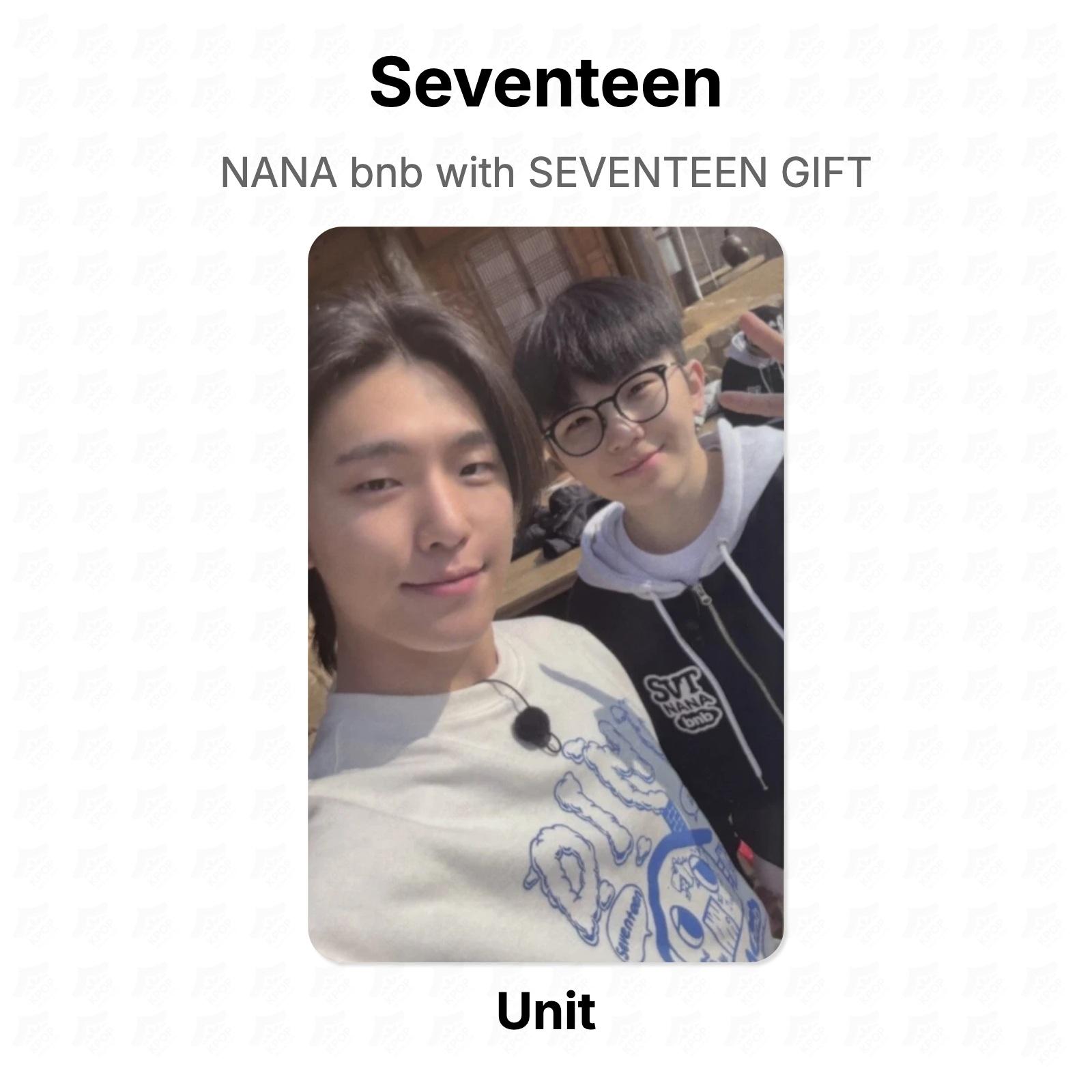Seventeen NANA bnb with SEVENTEEN GIFT Official Photocard Unit