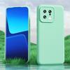 Xiaomi 13 12 Pro 12x 12s İçin Kablosuz Şarj Magsafe Yumuşak Sıvı Silikon Telefon Kılıfı Manyetik İnce Cilt Koruma Kapağı
