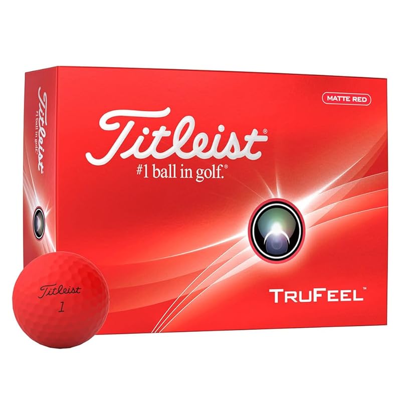

TITLEIST golf ball 24 TRUFEEL DZ unisex matte red