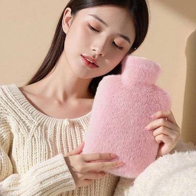 Warming Products 2000ml Warm Water Bag Removable Leak-proof Hot Water Bottles PVC Comfortable Hand Warmers Belly