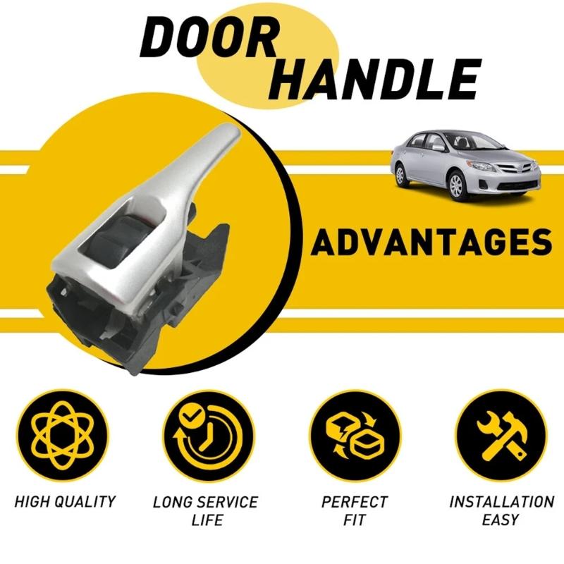 Car Interior Intside Door Handle Front or Rear Right Handle 69205-12230 for 2009-2013 Model Car Accessory