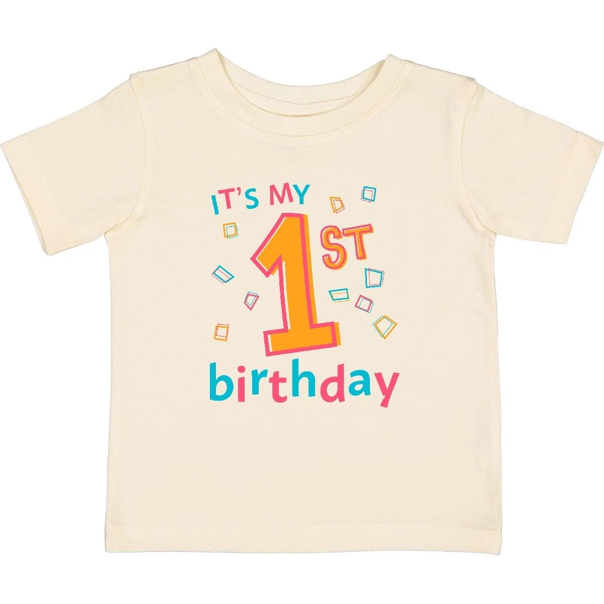 Inktastic It s My First Birthday Baby kids boys T-Shirt Birthdays 1st 1 One Turning Year 130