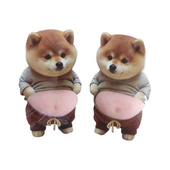 Anti-Collision Sticker Strong Buffering Rubber Bumper Relief Toy for Soft Stress Fat Dog Furniture Corners Cabinets