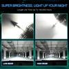 Motorcycle 35W H4 9003 HB2 LED Headlight Bulb 6000LM 6500K Hi/Lo Beam Light Lamp