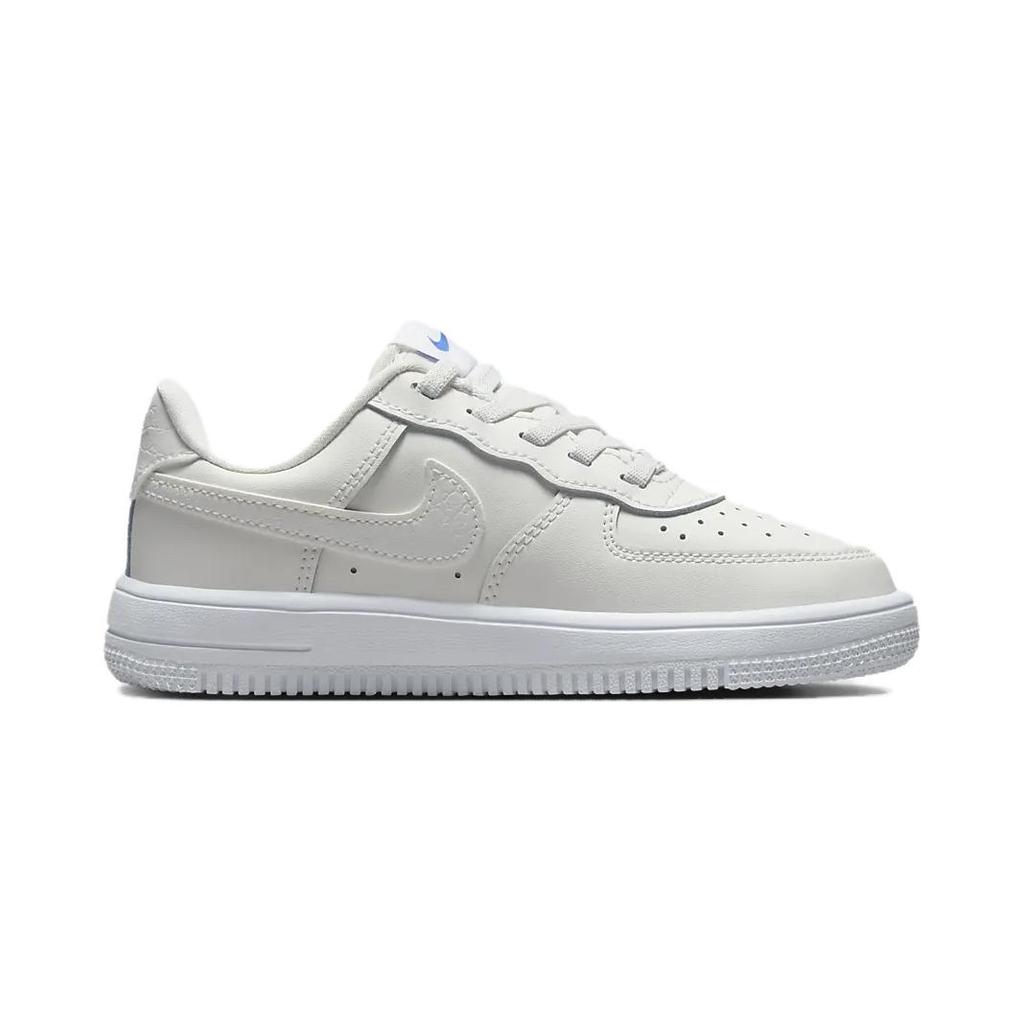 Nike Force 1 Low LV8 EasyOn PS Sail Croc Kids Sneakers Cream White Black FV6104-100