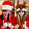 Windproof Santa Claus Hat Funny Reindeer Hat Creative Deer Hat  Christmas Party