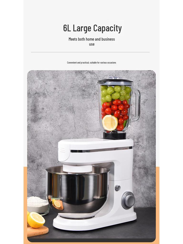8L Multifunctional Kitchen Machine: Dough Mixer & Egg Beater for Home Use