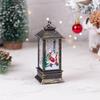 Christmas Snowman & Santa Candle Lantern - Holiday Night Light & Decor Ornaments