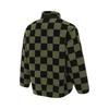 Vans Off The Wall Checker Sports Bequeme Mode Langarm Fleecejacke Herrenjacken Schwarz Grün VN000KCWE1M
