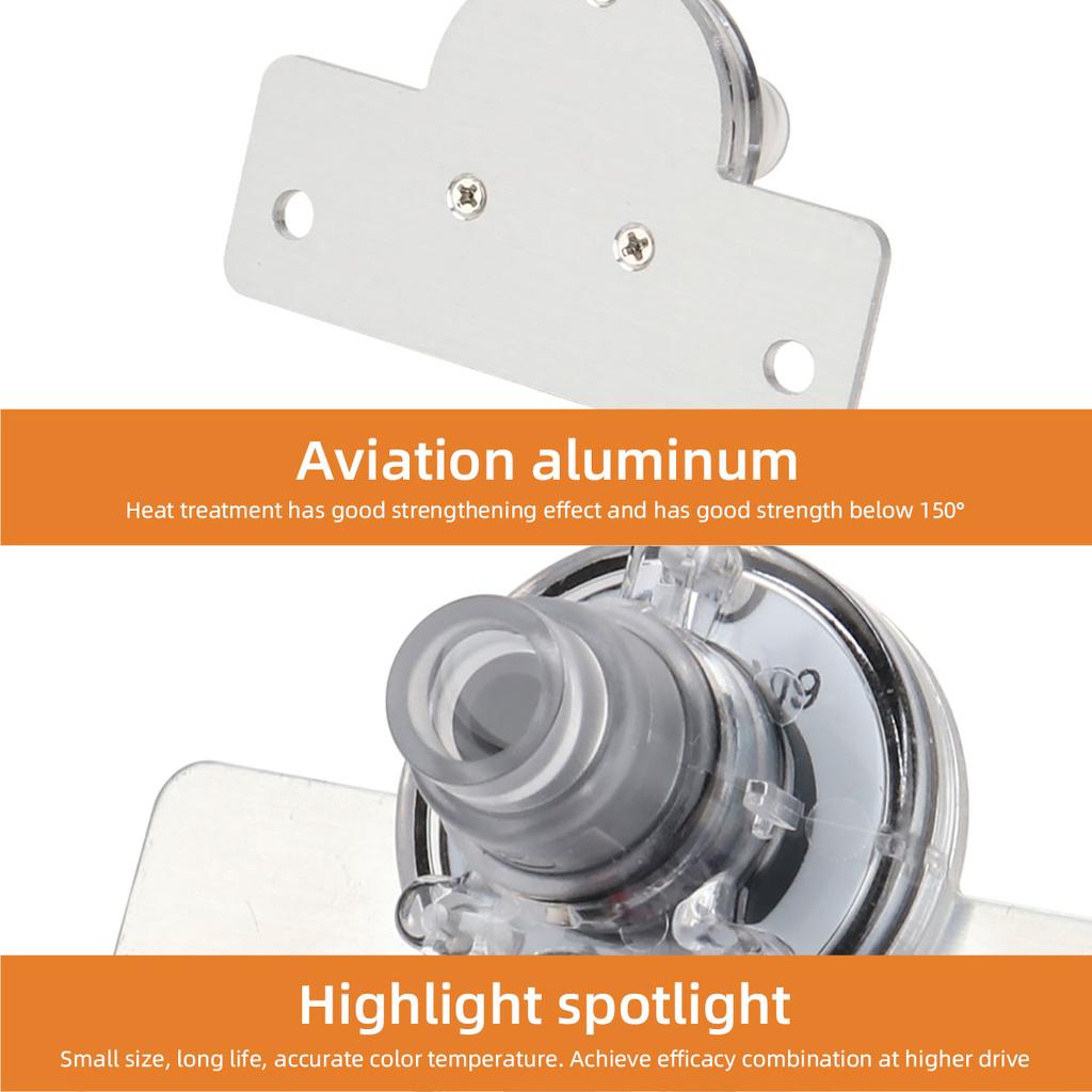 Universal Car LED Projection Turn Signal Light Mini Underbody Light Headlight Flash Light Lens Lamp Car Motorcycle Accessories