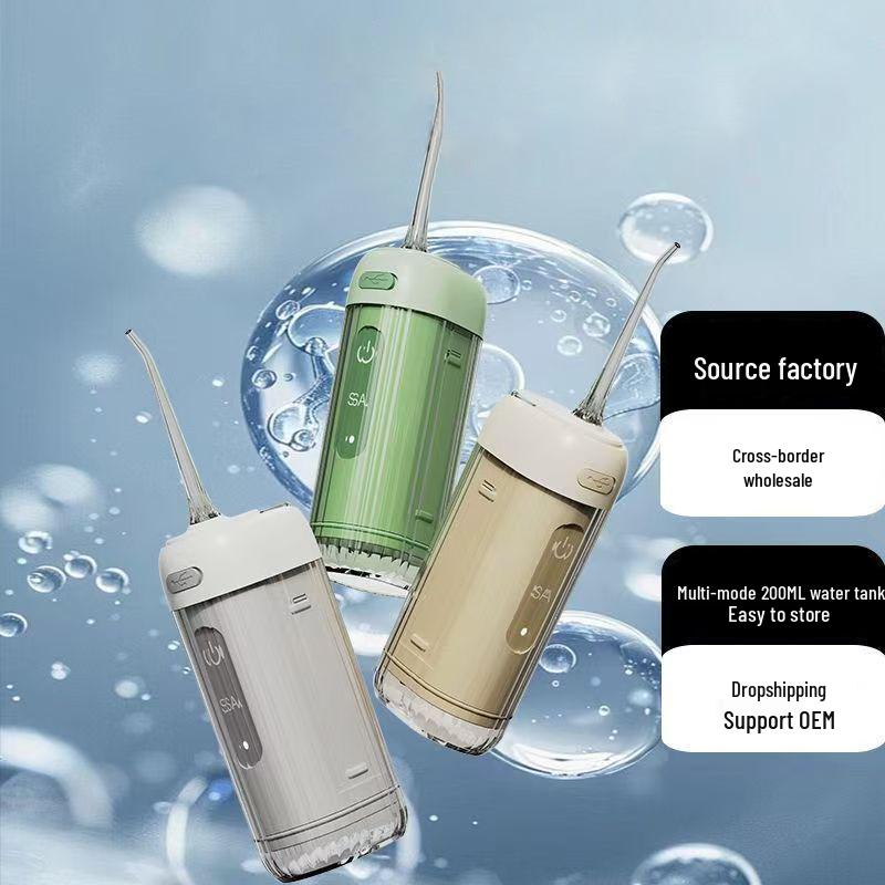 Portable Electric Water Flosser for Adults - Oral Irrigator and Teeth Cleaner