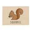 Cute Animal Placemat Rabbit Raccoon Seahorse Shark Children Napkin Dining Table Coaster Sheep Sloth Snail Squid Polyester Hemp
