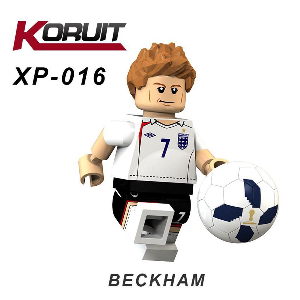 Building Block Toys World Cup Soccer Captain Plastic Assembled Building Blocks Minifigures Toy