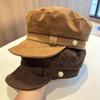 Short Brim Suede Berets Warm Painter Hat Fashion Artist Hat  Girls