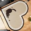 New Corner Super Absorbent Kitchen Floor Mat Diatom Mud Pad Bath Pad Anti-Slip Carpet Wipeable Wash Long Strip Carpet