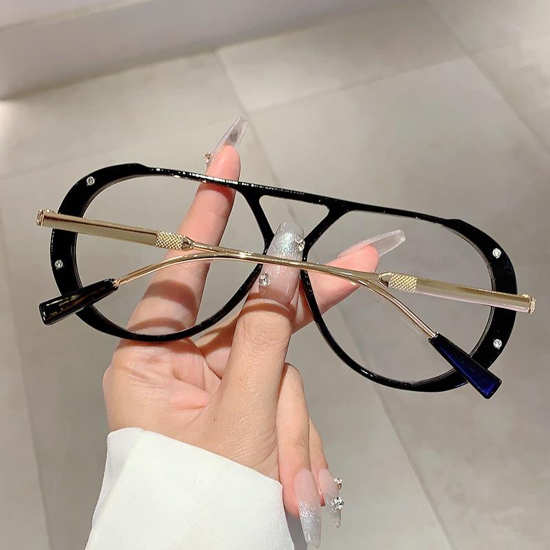 Nepolarizované Vintage Pilotné Slnečné Okuliare Módne Dvojitý Most Gradientné Viacfarebné Ležérne Okuliare Dámske Trendy Luxusný Dizajn Slnečné Okuliare