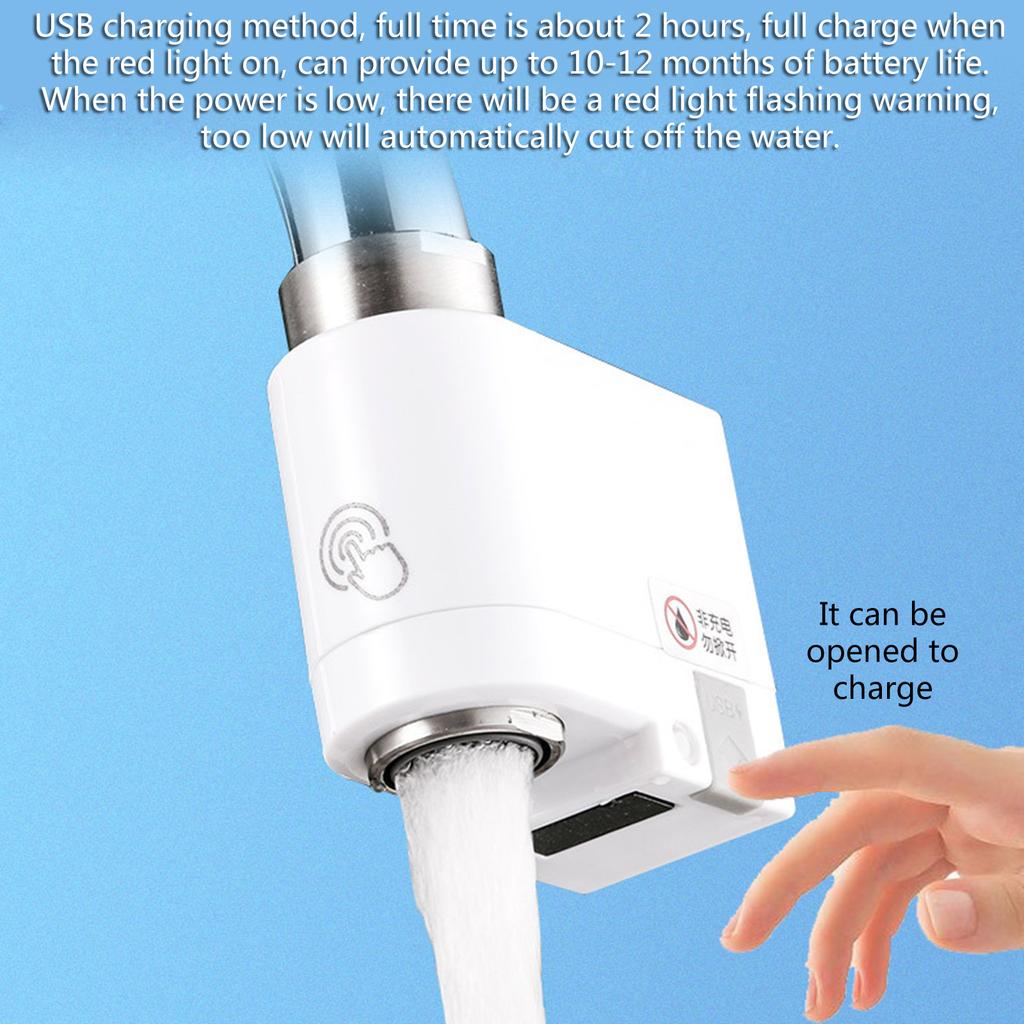 Efficient Water Saving Sensor Tap Automatic Sensor Water Faucet Upgraded Double Sensor Fast Induction Simple Installs