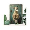 Vintage Metal Goat Wall Art Sign Aluminum Poster Decor for Bar Cafe