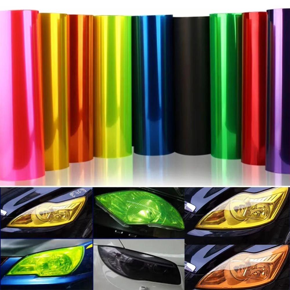 Self-adhesive Car Protective Film Protective Headlight Color Changing Film  Motorcycle