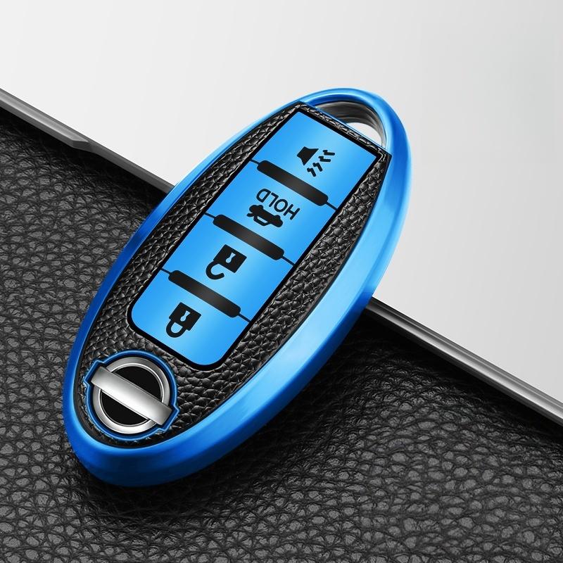 3/4 Button Leather TPU Car Key Case Cover Shell for Qashqai X-Trail T32 T31 Juke J10 J11 Kicks Tiida Pathfinder Note for Infiniti