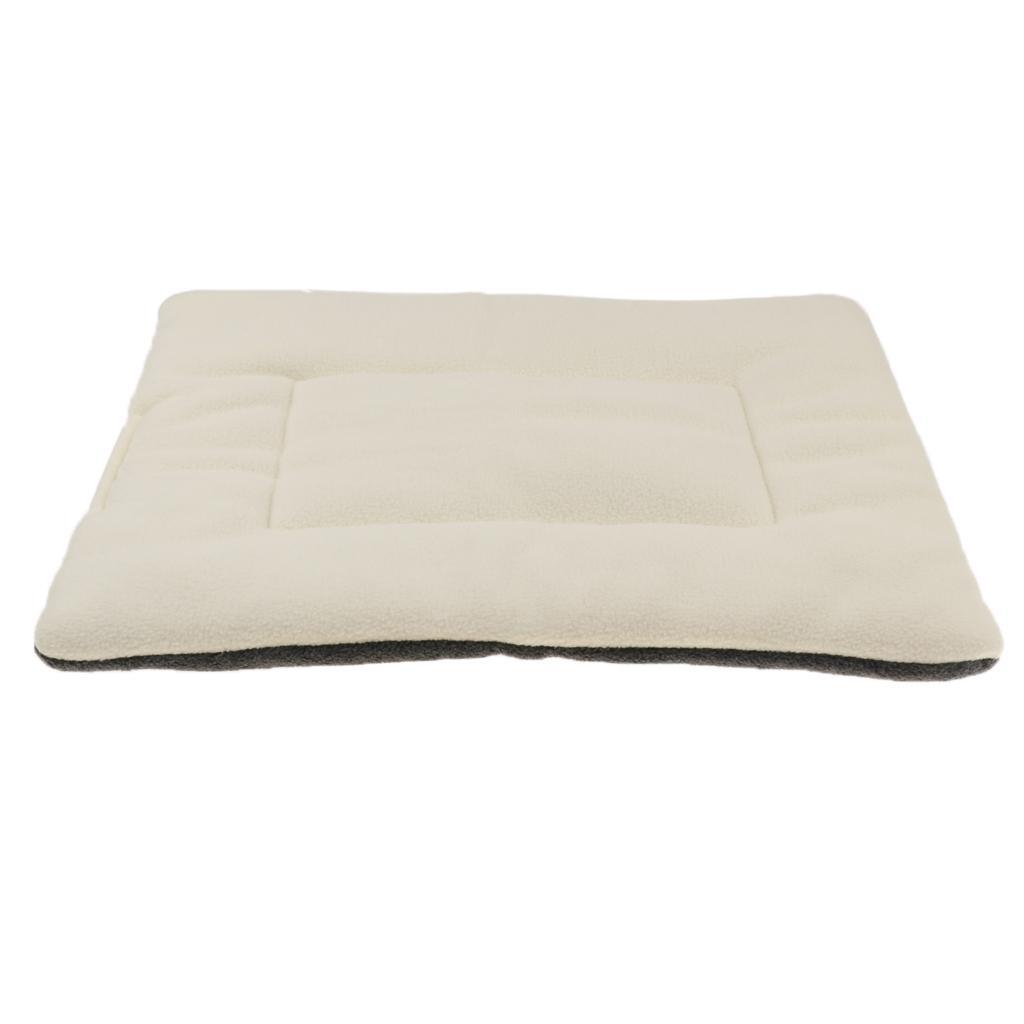Warm Soft Pet Dog Puppy Cat Kennel Cage Pad Bed Cushion Fleece Mat Nest 