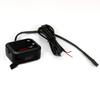KOSO Cylinder Head Temperature Gauge Motorcycle Universal Cylinder Temp Volt Phone USB Charging 3 In 1 Mini LCD Digital Meter