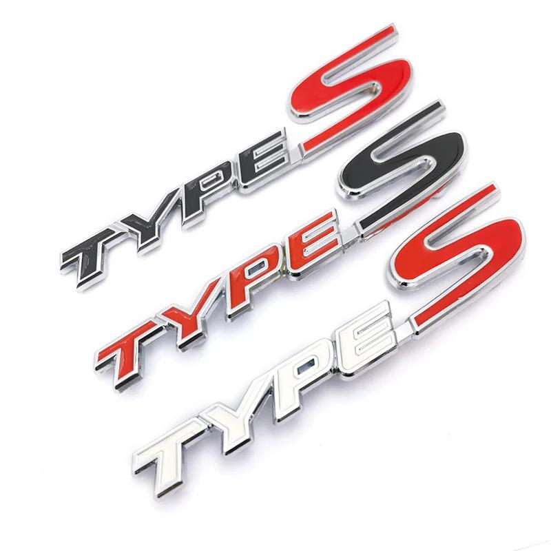 MPC4 OTOKIT 3D Metal Car Front Grill Emblem Auto Grille Badge For Honda Type S Sport Logo Civic Accord Crv Hrv Car Accessories