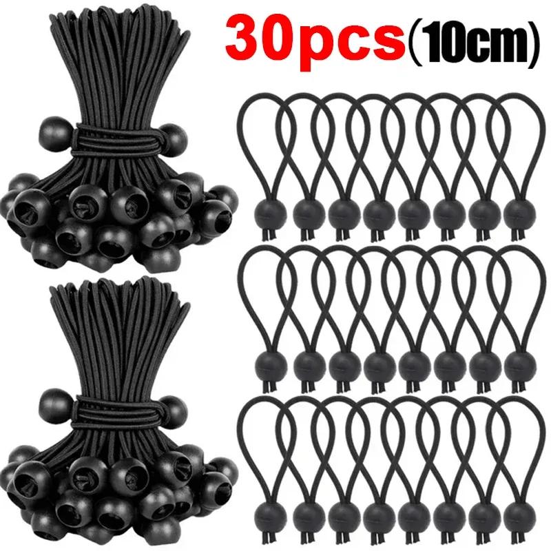 Corde Élastique d'Extérieur Cords Bungee Portables Fixation de Tente Bâche Auvent Canopée Robuste Sangle d'Arrimage pour Abri Cargo