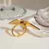 Multipurpose Bird Wing Open Rings Featuring Detailed Craftsmanship Accessory for Fashionable Individuals Casual Wear