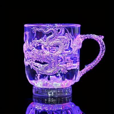 Glow Drinkware Led Cups 285ml Luminous Beer Mug Flashing Drinking Cup Color Changing Beer Whisky Cup For Bar Club Party Supplies