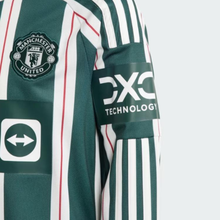 Adidas Manchester United T Shirt Green Kids' IA7204