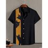 Hawaiian Beach Shirt Fashion Men's Animal Cat Print Shirt Retro Casual Street Clothing Men's Summer Unisex Short Sleeve Top